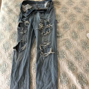 Urban outfitters distressed boyfriend jeans